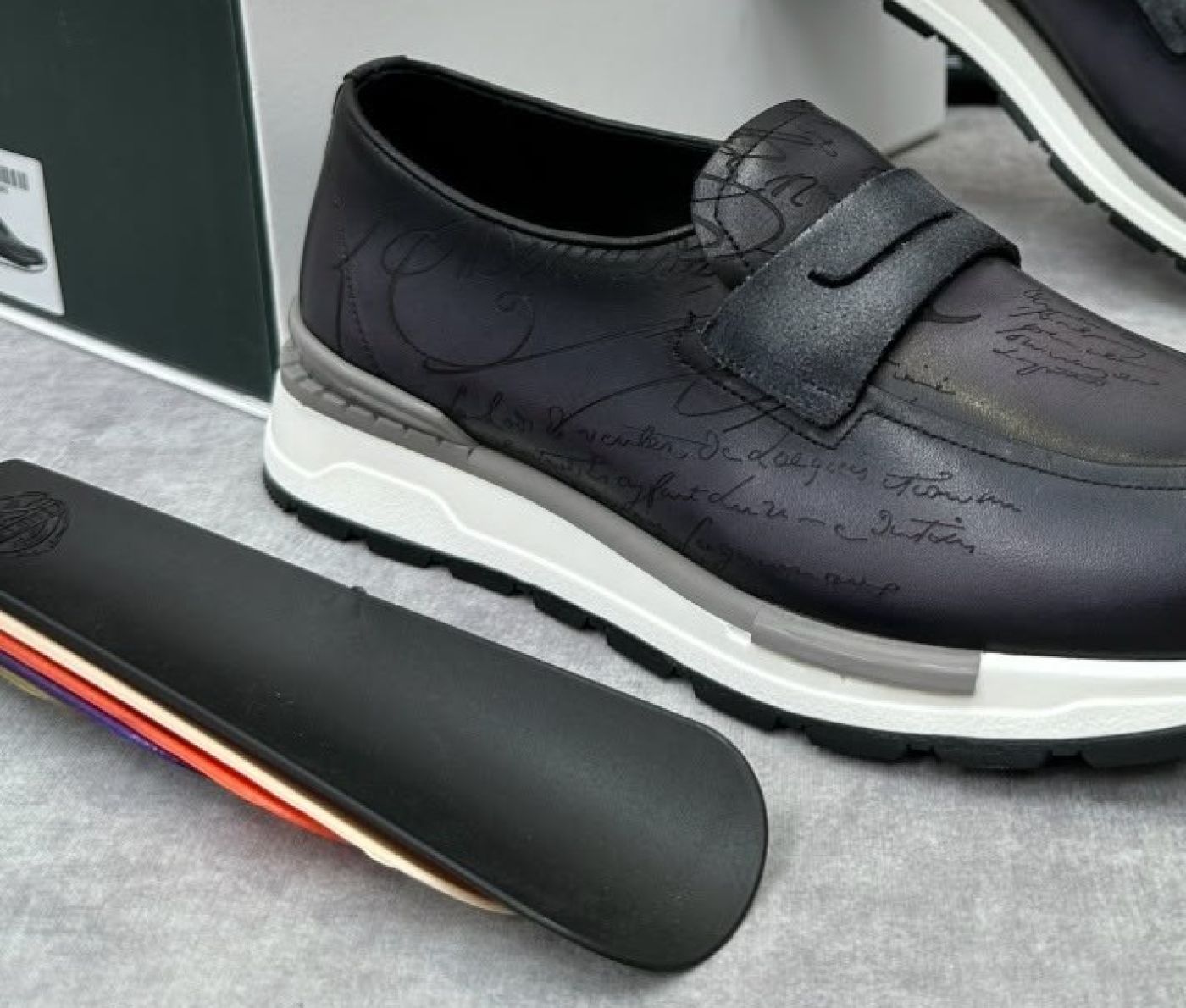 Mocassins cuir patiné — photo 1